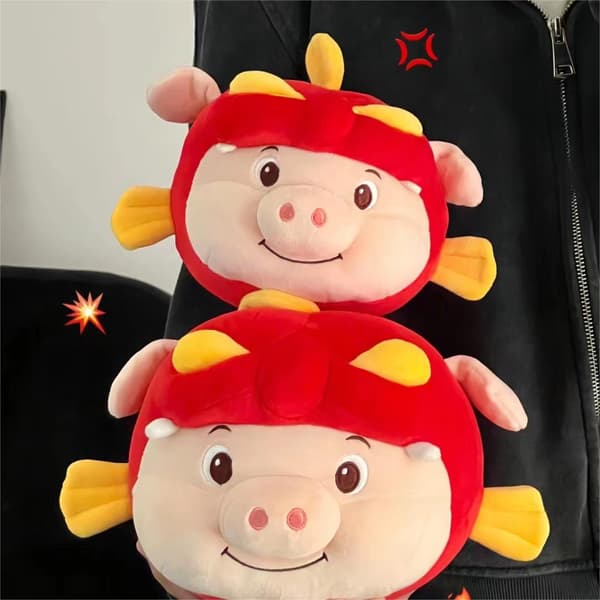 23cm Pig Man pehmolelu tyyny kangasnukke Pig Man pehmolelu