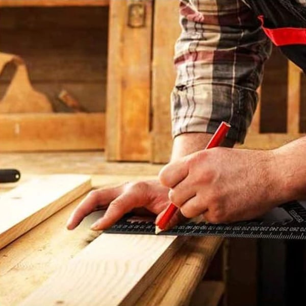 Speed ​​Square Wood Measuring Tool, Aluminiumlegering Carpenter's Sq
