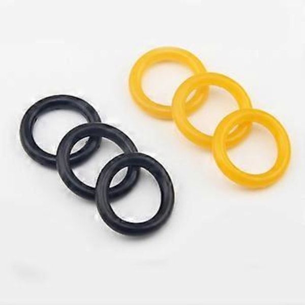 10 stk. Spolevikler Gummidekk Ytre Diameter 4cm/1.57in Friksjonshjul Dekkringer Spoleviklerringer Gul Yellow