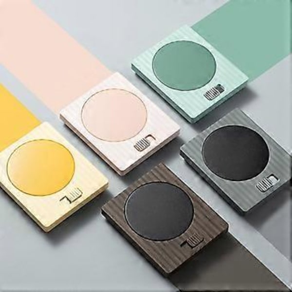 Effektiv Koppvarmer Plate Bærbar Hjem Komfortabel Drikkevarmer Brikke Rask Oppvarming Drikkevarmer Pad Grå Gray