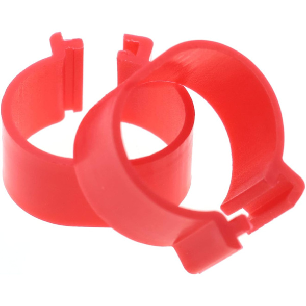 20mm Kyckling ID Band 100ST 20mm Random Color Plast Fjäderfä Chi