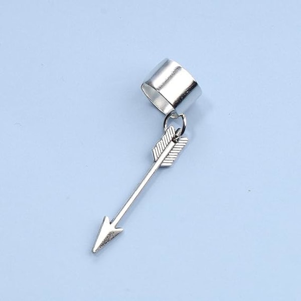 Ring Cuff Øredobber Sølv Dangle Brusk Øredobber Øreklips