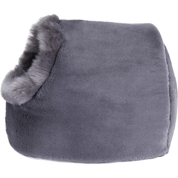 Koselig seng for små katter og hunder, iglo-seng, hule, pute, vaskbar