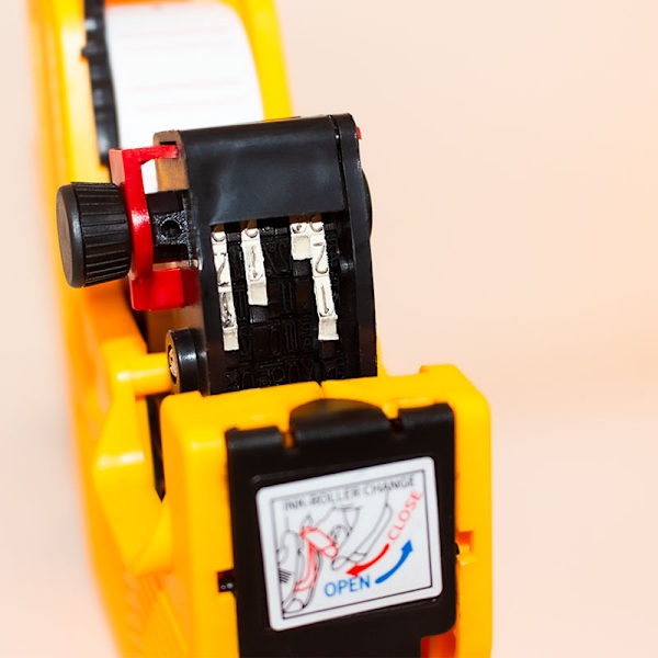 Prismærker 8-cifret etiketprinter, Gul