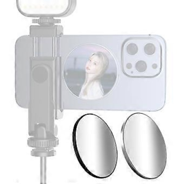 Alsidig Selfie Glas Aluminium Konstruktion Brugervenligt Design Selfie Glas Fantastisk til Udendørs Aktiviteter Sort Black