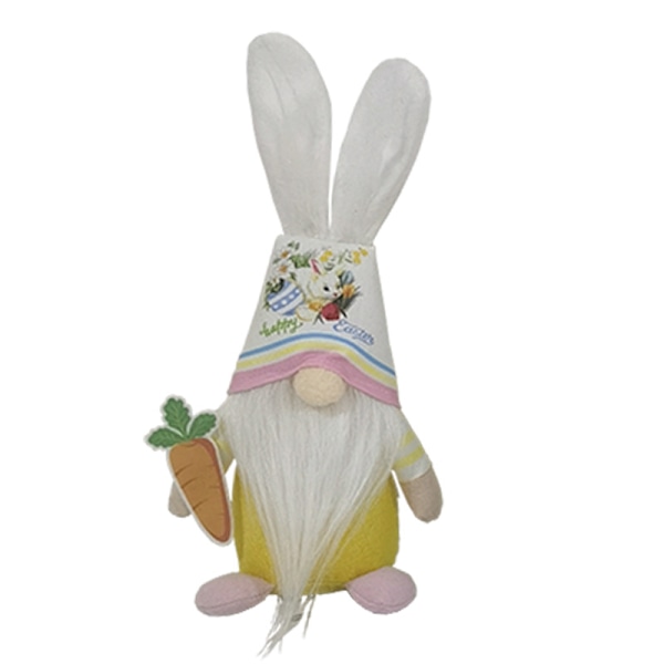 Påskhare Dekorativ Present: Ansiktslös Docka, Morotsgnomfigur, Julprydnad - C