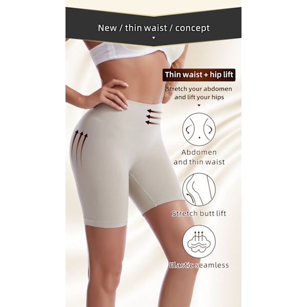 Høy midje Shapewear for kvinner Tummy Control Butt Lifter Body