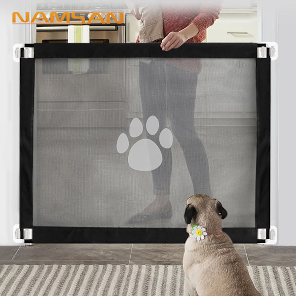 Magic Dog Door, Bærbar Hund Sikkerhedsindhegning, Nem at Installere