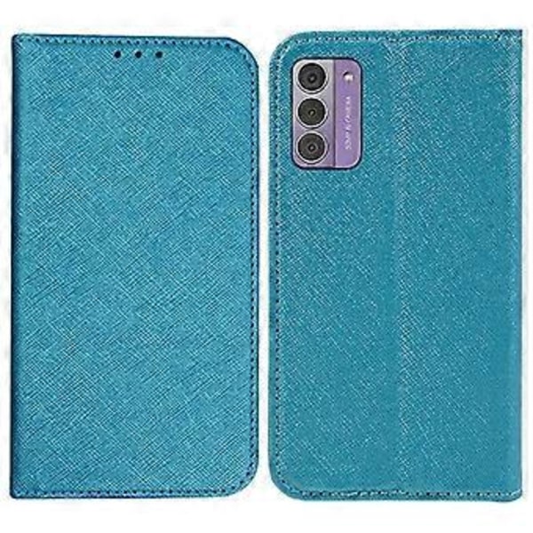 Flip Stand Wallet Shell til Nokia G42 med krydsmønster, PU-læder og stødsikkert telefoncover Style B