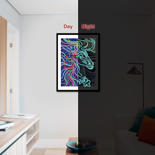 5D timanttimaalaussetti 30x40cm DIY värikäs hevostimanttitaide Ki