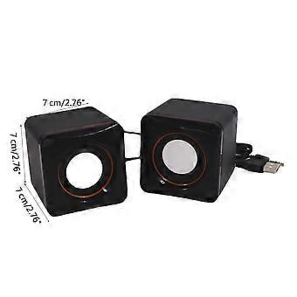 101Z USB Tietokone Pieni Torvi Pöytätietokoneet Kannettavat Tietokoneet Puhelin Kaiutin Mini Toimisto Subwoofer Kaiutin Lähtö RMS 3W2