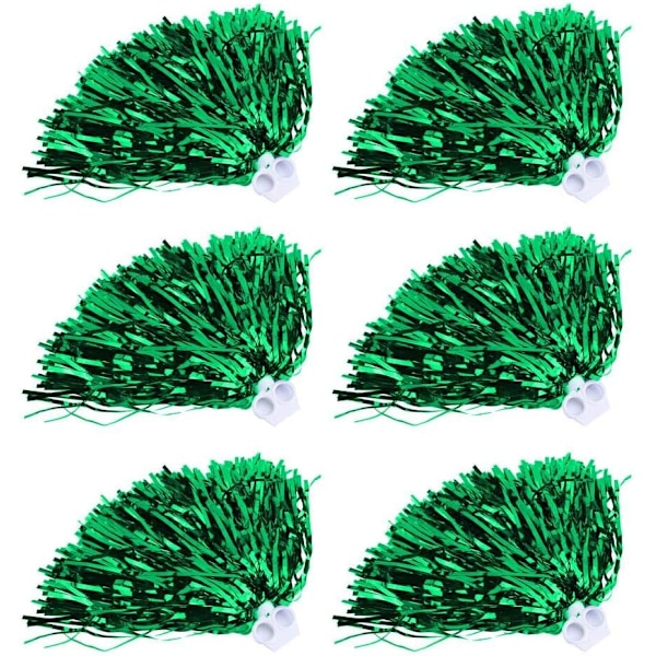 Lila flickor, 6 st pom pom-trupp Cheer Sports Party Dance a