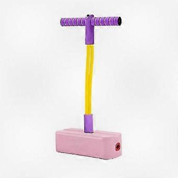 Skumgummi Pogo Stick för Barn, Utomhusleksak för Pojkar och Flickor i Åldern 3-12, Rosa