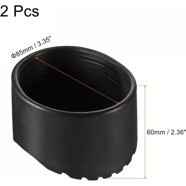 Stige Anti-skli føtter matte 85mm ID gummi rund teleskopstige