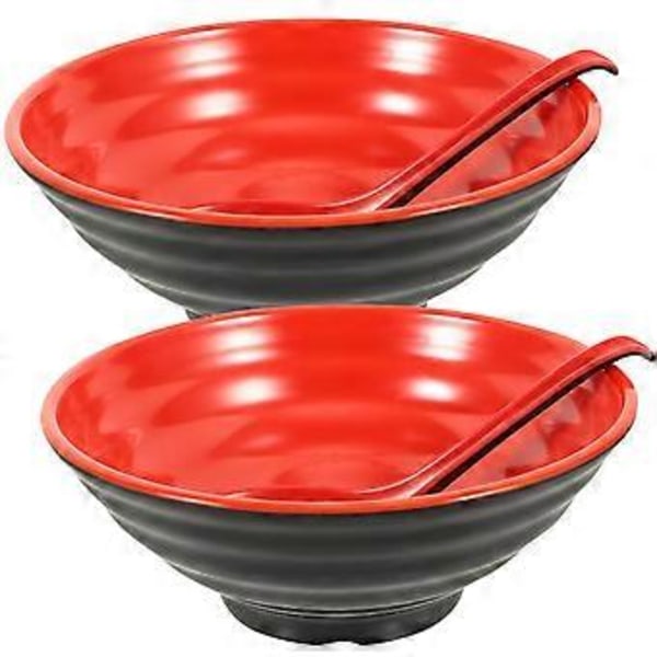 1 Set Ramen Skål Set Japansk Stil Ramen Skål Multifunktionell Nudelskål Restaurang Ramen Skål