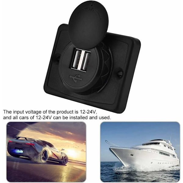 for USB-panelmontering 12v for 12v USB-kontakt for suuonee Adapter Du