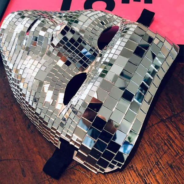 Disco Ball Shining Mirror Mask..