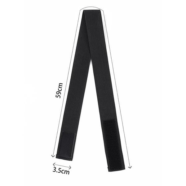 3-delt elastisk stropp for parykk, parykkhodebånd, justerbar elastisk parykk s