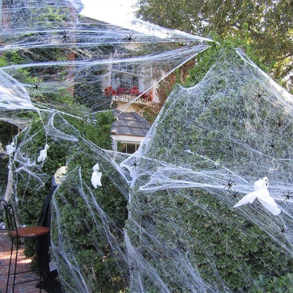 Tekohämähäkin seitti, Halloween-juhlan ulkokoristeet, lisävarusteet