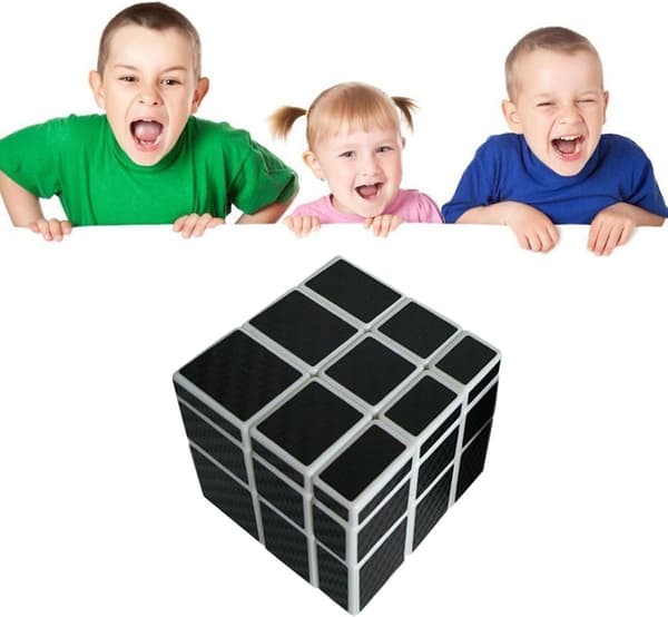Mirror Puzzle Rubiks Kub Ny Cubo Supersnabb Kolfibersticka