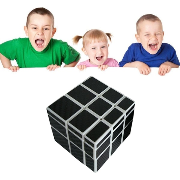 Mirror Puzzle Rubiks kube Ny Cubo Super Rask Karbonfiber Stick