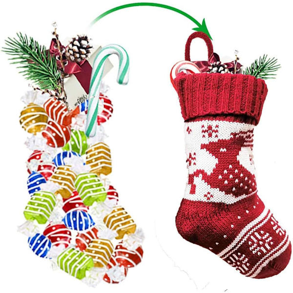 Julstrumpor att hänga upp, 3 stycken julstrumpor att hänga upp