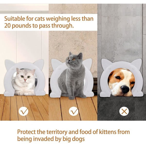 Kattlucka (Vit)