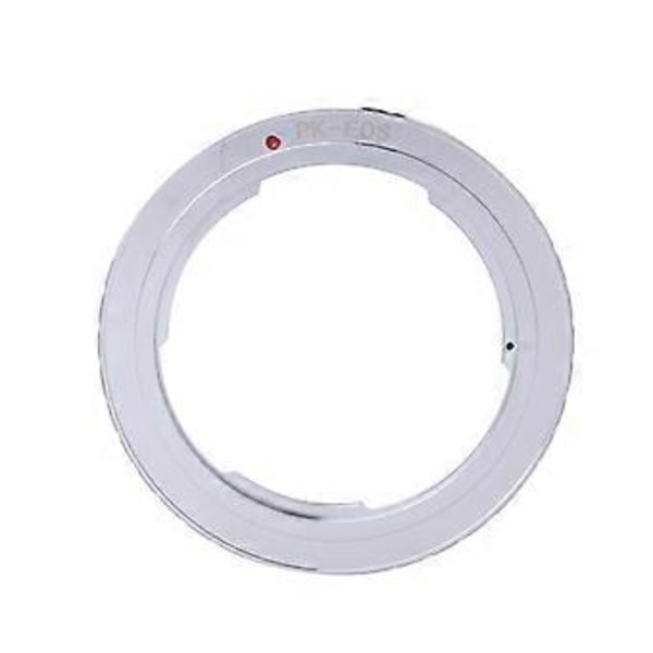 PK Linseadapterring for Pentax Phoenix PK-linse til EF-kamera, hvit