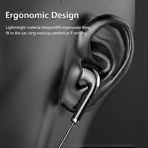 Trådløse Bluetooth-kompatible 5.2 hodetelefoner med nakkebøyle, magnetisk LED-display og HIFI-headset
