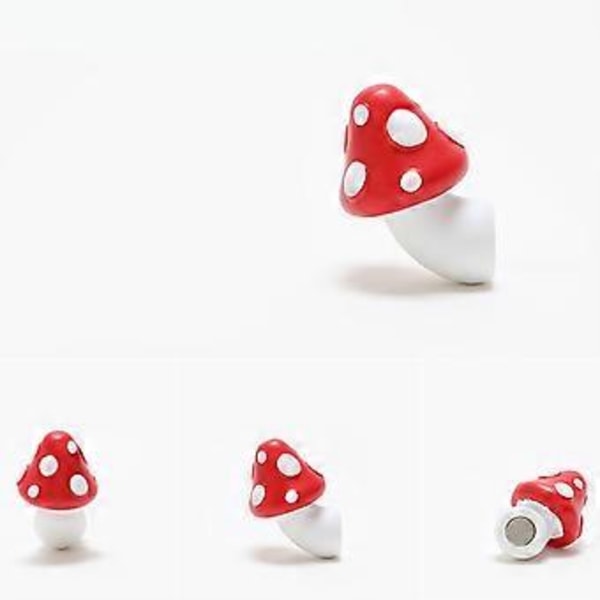 Hartsimagneettitarra Sarjakuva 3D Punainen Sieni Jääkaappimagneetti Luova Taidelahja Matkamuisto Kodin Koristeet pointed mushroom