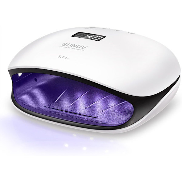 48W LED Nagel Lampa SUN4 UV Nagel Tork för Shellac Manikyr Gel wi