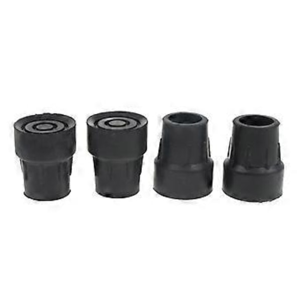 4 stk. Gummiender til Vandrestave Trekking Pole Hammers Vandrestav Stok()