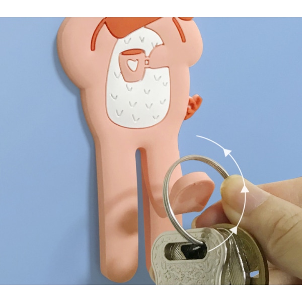 7 kpl kumisia jääkaappimagneetteja, eläin jääkaappimagneetteja, söpö 3D Frid