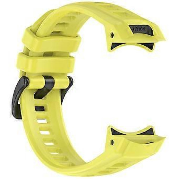 Til Garmin Instinct 3 45mm Urrem 22mm Silikone Udskiftningsrem Aurora Yellow