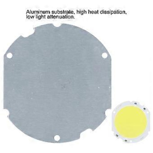 4 st 75 mm Runda COB Lamp Pärlor Hög Effekt LED Chip 24W/7282V för DIY Lampa Inomhus Ljuskälla Belysning Vit Ljus