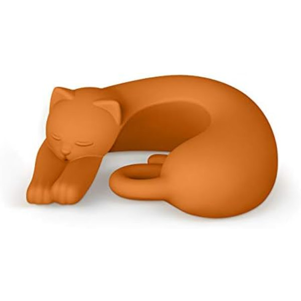 6-delad jul kreativ 3D kattunge vinglas etikett festglas
