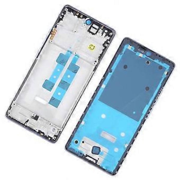 Telefon Främre Hölje Infattningsplatta LCD-Skärm Främre Ram Enkel Installation för Poco M6 4G Ersättningsdelar Tillbehör
