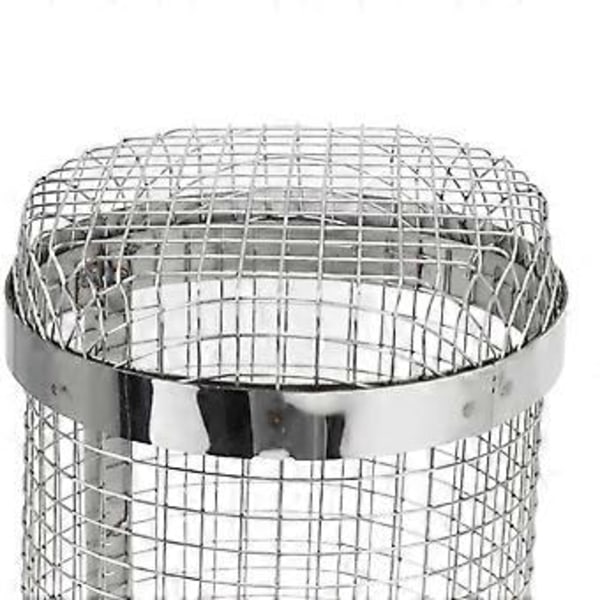 Grillkurv til grillning, rustfrit stål, varmebestandig, rustforebyggende BBQ-grillbur med krog til campingfest 20 cm/7,9 tommer