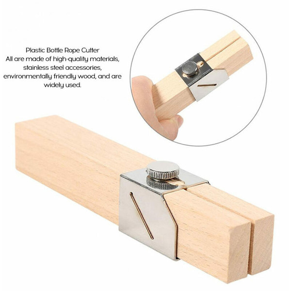 Plastikflaske Cutter Reb Værktøjer Bærbare DIY Cutter Kit Udendørs