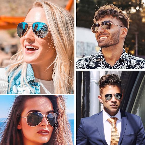 Musta kehys - Fly Polarized aurinkolasit miehille ja naisille Premium