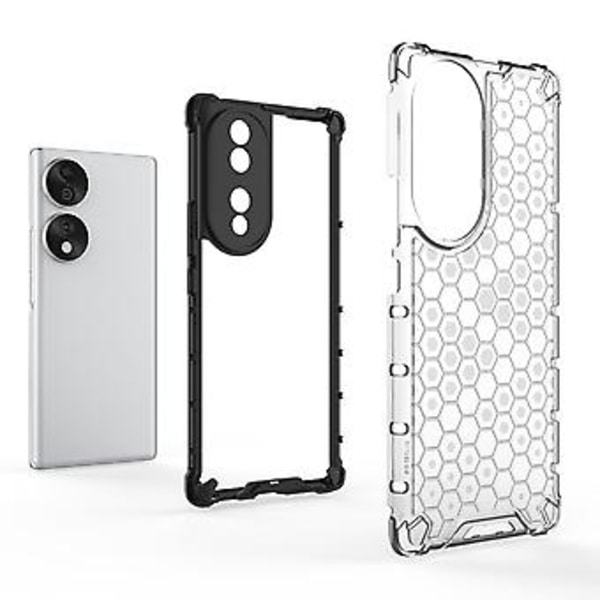 Honeycomb Mobilskal för Honor 70 5G Red