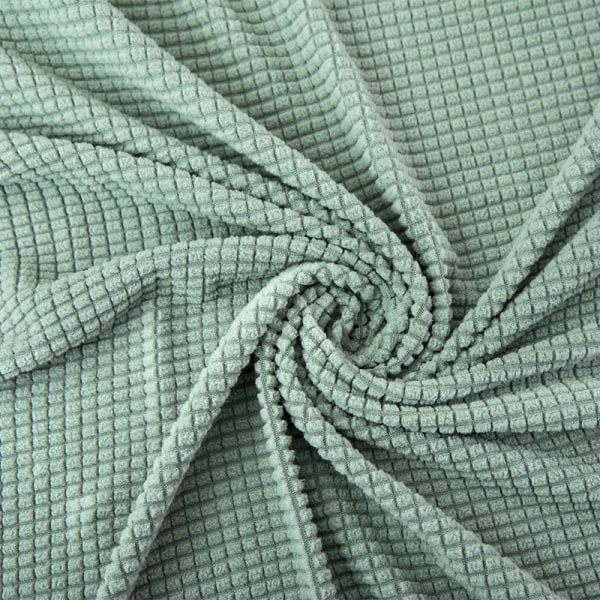 2-sits soffaöverdrag elastisk stretch vadderad mjuk passform cyan teal 14