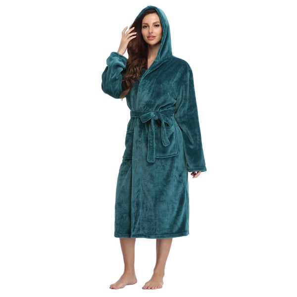 Grønne, luksuriøse pyjamas for kvinner | Supermyk ensfarget oversized