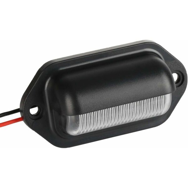 2 st LED-nummerplåtsbelysning Vattentät 6 SMD LED Bakljus Lic