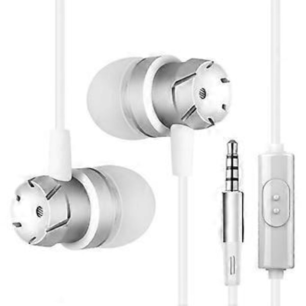 Sport Hörlurar Trådbundna Super Bass 3.5mm Hörlurar Inbyggd Mikrofon Hands Free Brusreducering