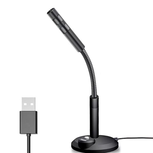 USB-mikrofon, der bruges til konferenceopkald, chat, podcast, optagelse