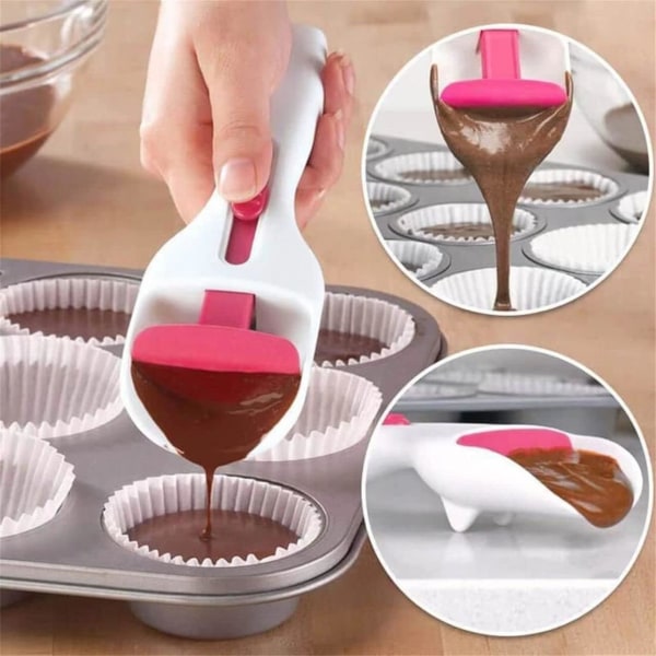 Cake Batter Distribution Scoop, Kitchen flour paste Dispenser sco