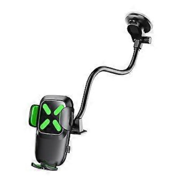 Biltelefonholder Brakett Auto Stativ Praktisk Biltilbehør Robust Dashbord Sugekopp (Grønn B) Green B