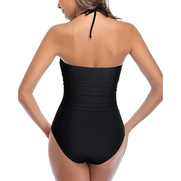 Kvinners Sexy Cutout One Piece Badedrakter Magekontroll Høy Midje
