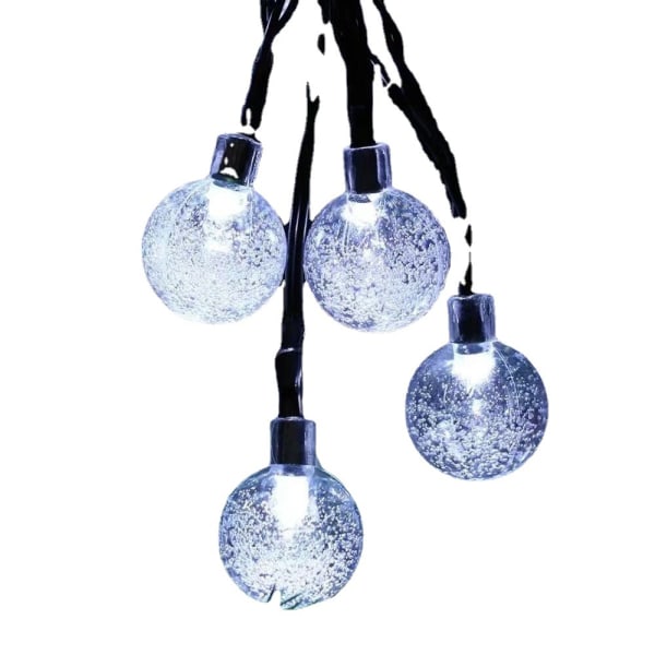 Kugleformede Fe-lys, 10M 80 LED USB-lyskæde, til soveværelse